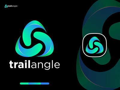 Triangle Modern Logo Design || trailangle ||