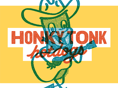 Mustard overprint anamorphic food guitar honky hotdog hotdogs hugo script singing tonk trailer woodtype