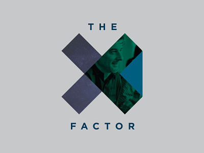 X Factor energy future icon logo people type x