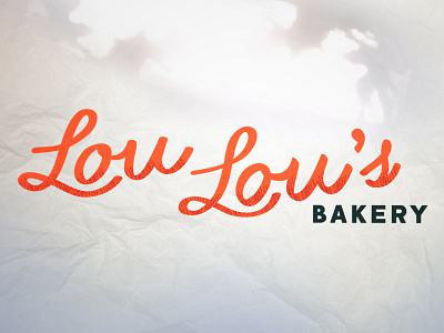 Lou Lou's Bakery bakery cookies lou lous bakery script texture