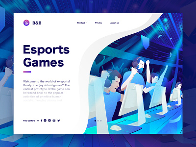 Esports Web web ui design webdesign website website design