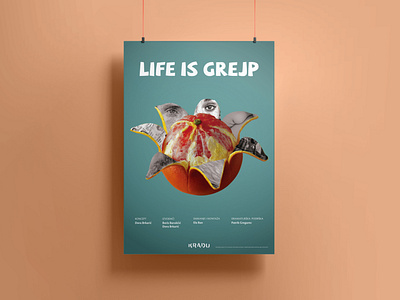Life is GREJP (KRADU) — dizajn kazališnog plakata design illustration