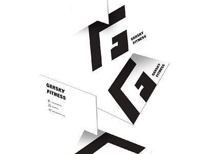 Gersky fitness — vizualni identitet branding design logo vector