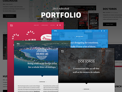 Portfolio site refreshed and updated for 2015!