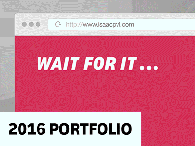 2016 portfolio site update and revamp!