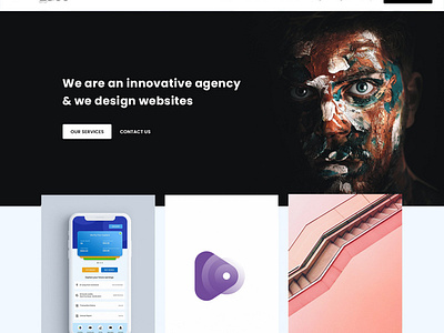 Agency Home Page Design