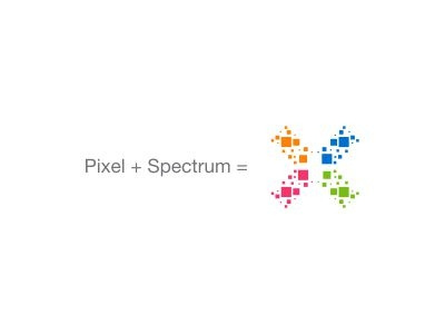 Pixtrum Redesign agency design graphic icon mark pixel pixtrum rainbow spectrum x