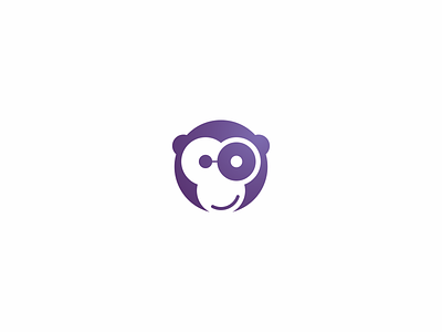 Analytic Firm Logo analytic analytics animal branding data firm jungle logo monkey