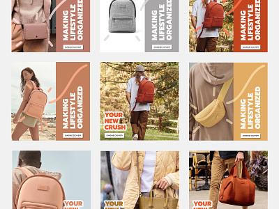 Concept Social Media Campaign Design (Side project) bags campaign design digital facebook instagram lifestyle management print socialmedia