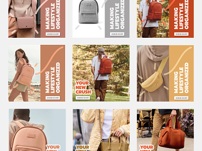 Concept Social Media Campaign Design (Side project) bags campaign design digital facebook instagram lifestyle management print socialmedia