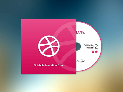 Dribbble Invitation Disk disk dribbble getdrafted invitation invite invites