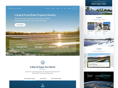 Solar energy firm website redesign design development icon naavyd product redesign ui ux website