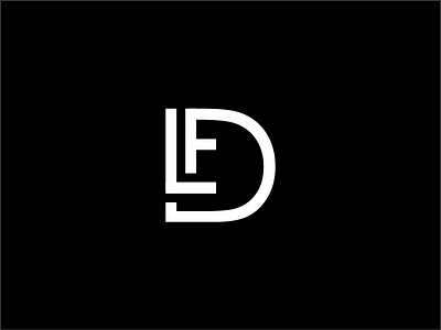 D + L + F branding business design icon identity initial law logo