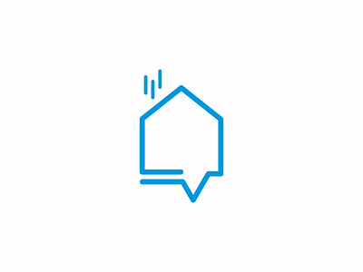 Social Media + House Concept branding house icon idea inspiration logo media social subliminal symbol