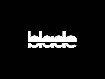 Blade blade branding inspiration negative knife logo negative negativespace text textual typography