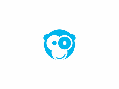 Monkey + Experiment + Experiment animal ape design graphic icon identity inspiration logo monkey naavyd pixtrum symbol