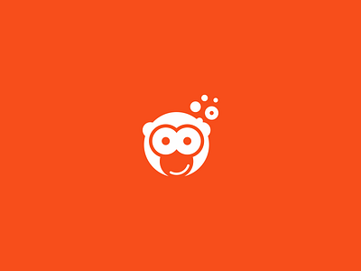 MonkeyLabs branding identity inspiration lab logo money orange pixtrum rebranding scientist symbol web