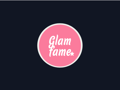 Glamfame fashion logo start up