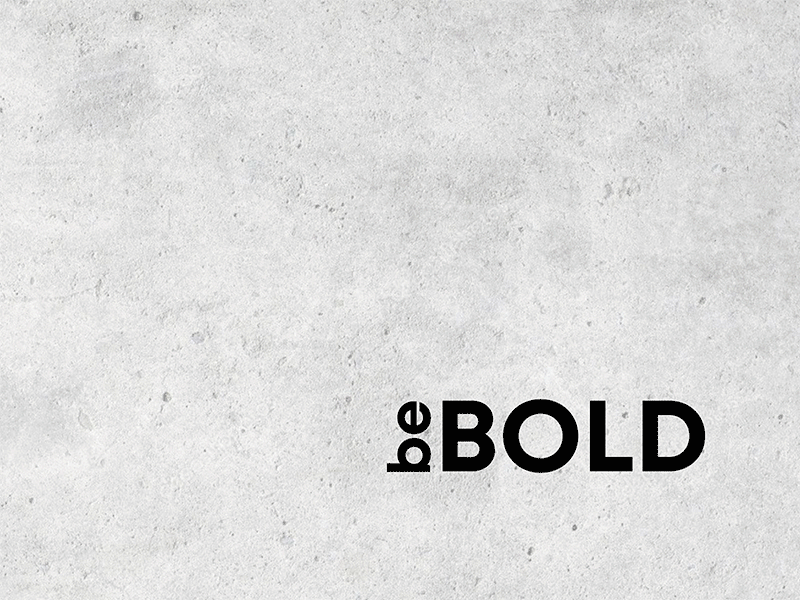 Be Bold aftereffects bounce bouncing ball brand design brand identity branding design logo modern motion motion graphic motiongraphics simple typography