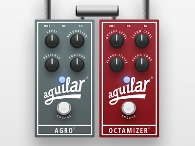 Aguilar Bass Effects agro aguilar bass effect guitar octamizer pedal stompbox