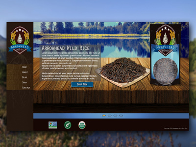 Arrowhead Wild Rice Website