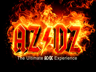 AZDZ ACDC Tribute Brand acdc fire rock and roll