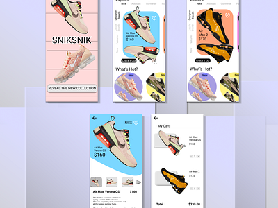 SNIKSNIK (A Fashion app store for sneaker lovers) app design app design shot new ui sketch sneak peek sneaker app sneakers ui designer ui ux designer uidesign unique ui