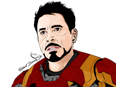 Iron Man - Vector adobe photoshop art avengers design iron man marvel robert downey jr vector