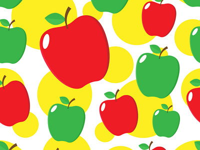 Apple Pattern Seamless apple corel draw design green icon pattern seamless red symbol vector