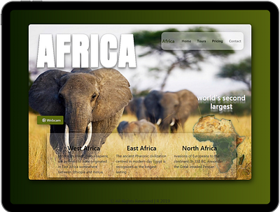 Africa design ui web