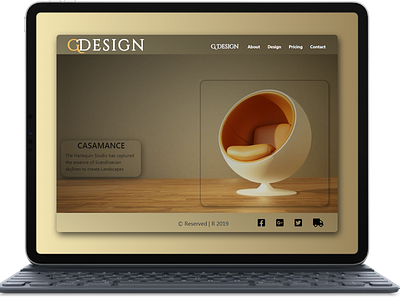 G Design design landing page ui web