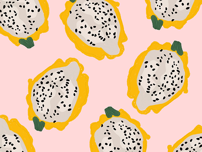 Dragon fruit illustration