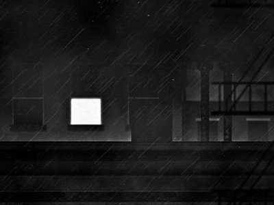 weather forecast of my soul balcony bricks city dark illustration night noir pipes rain rooftops window