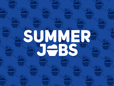 SUMMER JOBS job jobs logo logotype pattern pattern design summer