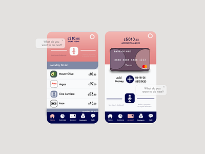 Mobile Banking App Daily UI