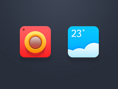 ICONS calendar design icons ios7 iphone weather