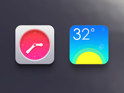 Icon android camera china clock flat icon setting style ui weather