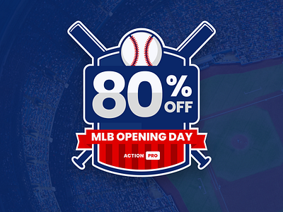 MLB Opening Day Promo baseball branding design graphic design illustration marketing sports sports betting