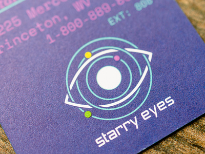 Starry Eyes 2020 Business Cards brand design branding businesscard design graphicdesign logo print design