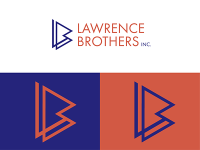 LBI Logo Concept brand design branding design flat logo typography