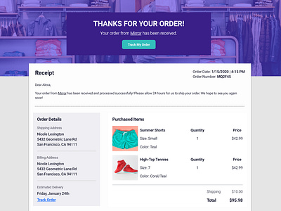 Reimagining the email receipt