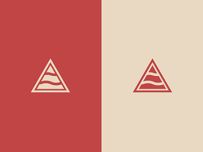 Triangle Logo Mark branding design flat icon illustration logo logo design logomark mark vector