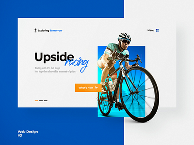 #3 Landing page | Upside racing panditinc webdesign popular