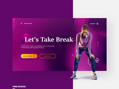 #4 Landing Page | Fitness Arena