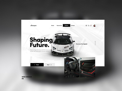 #6 Landing Page | Shaping Future lamborghini panditinc trendin