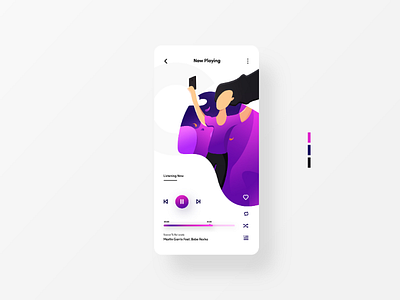 Music Player | Trendsetter ❣️ trending music player ui