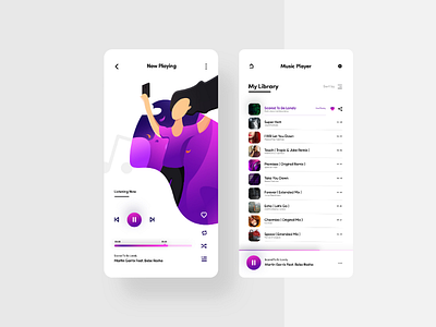 Music player | Concept Redesign ❣️