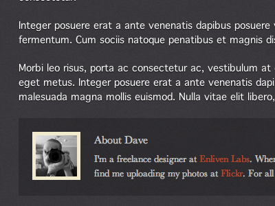 About Dave