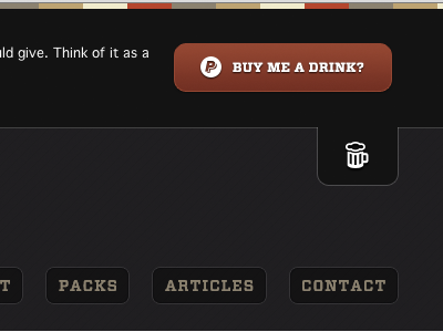 Drink beer button css donation drink gradient icon red tileables