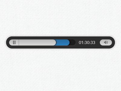 Audio Player [PSD Download] audio download free interface music player psd resource ui web